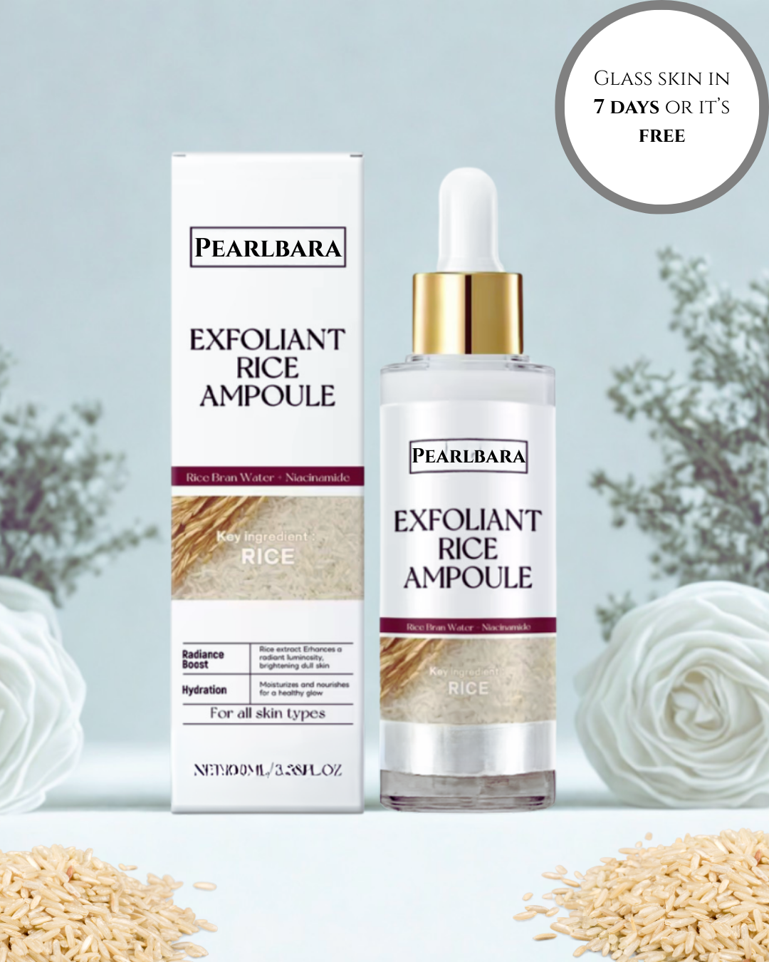 (Back To School Sale) 30% Off PearlBara's White & Black Exfoliation Serum  🌾✨